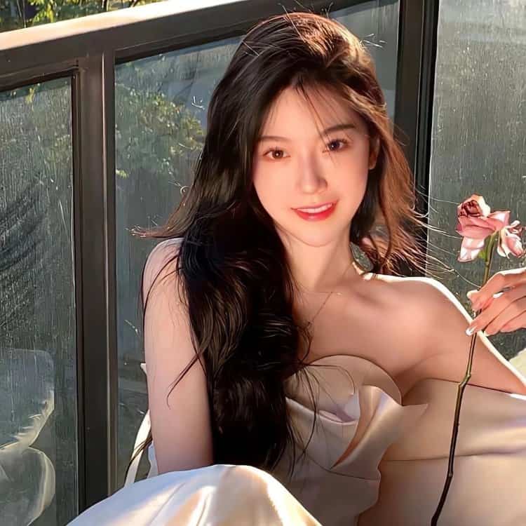 适合长期不换的真人女头 温柔娇小女孩专属干净微信头像_30