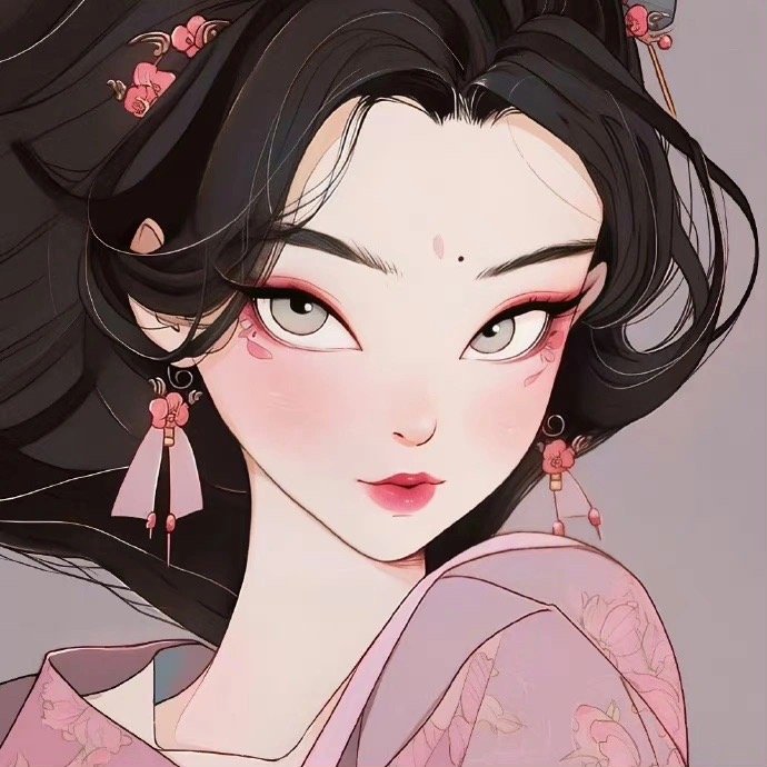 百看不厌的绝美头像古风女头,中国传统古风女生动漫头像_1