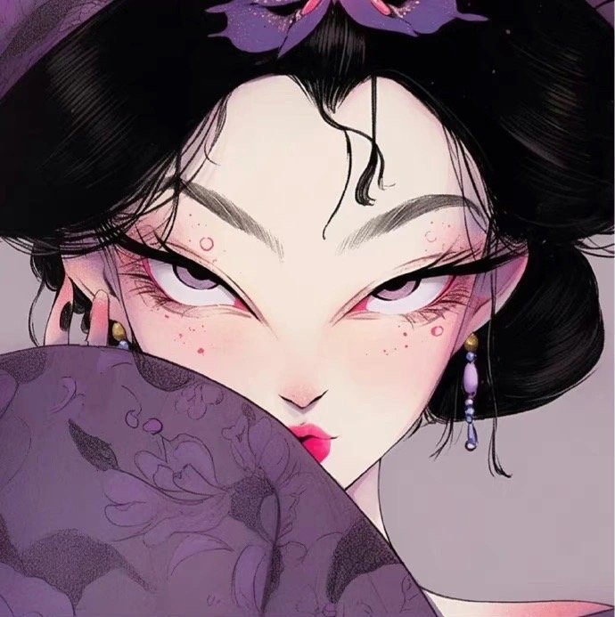 百看不厌的绝美头像古风女头,中国传统古风女生动漫头像_2