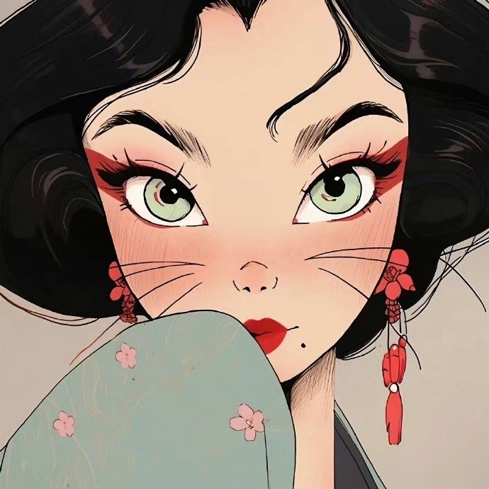 百看不厌的绝美头像古风女头,中国传统古风女生动漫头像_3