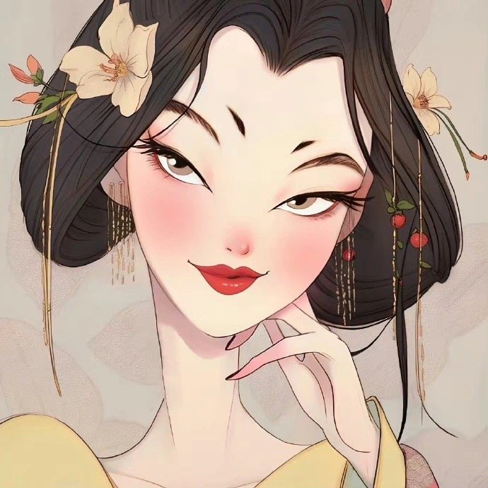 百看不厌的绝美头像古风女头,中国传统古风女生动漫头像_4