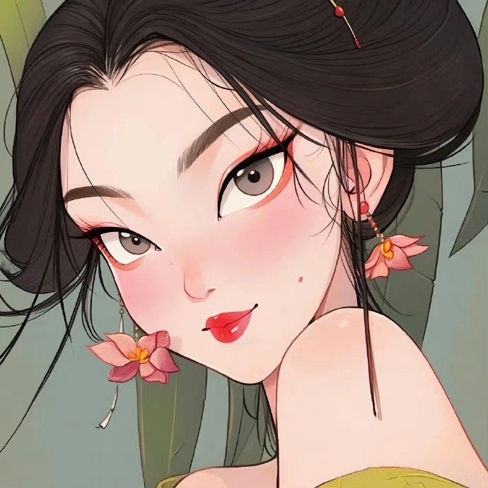 百看不厌的绝美头像古风女头,中国传统古风女生动漫头像_5