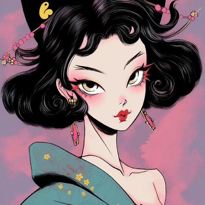 百看不厌的绝美头像古风女头,中国传统古风女生动漫头像_6