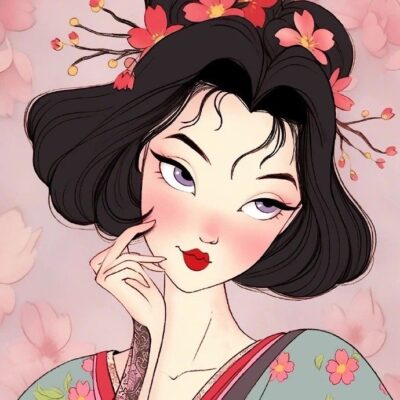百看不厌的绝美头像古风女头,中国传统古风女生动漫头像