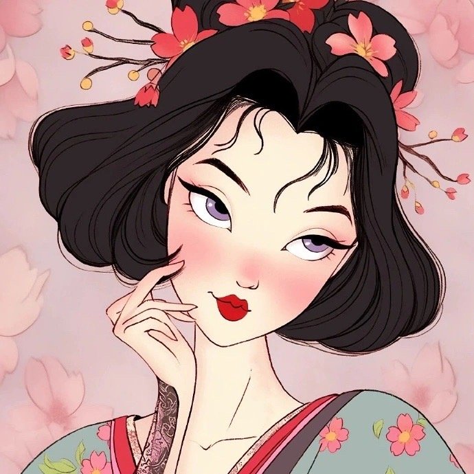 百看不厌的绝美头像古风女头,中国传统古风女生动漫头像_10
