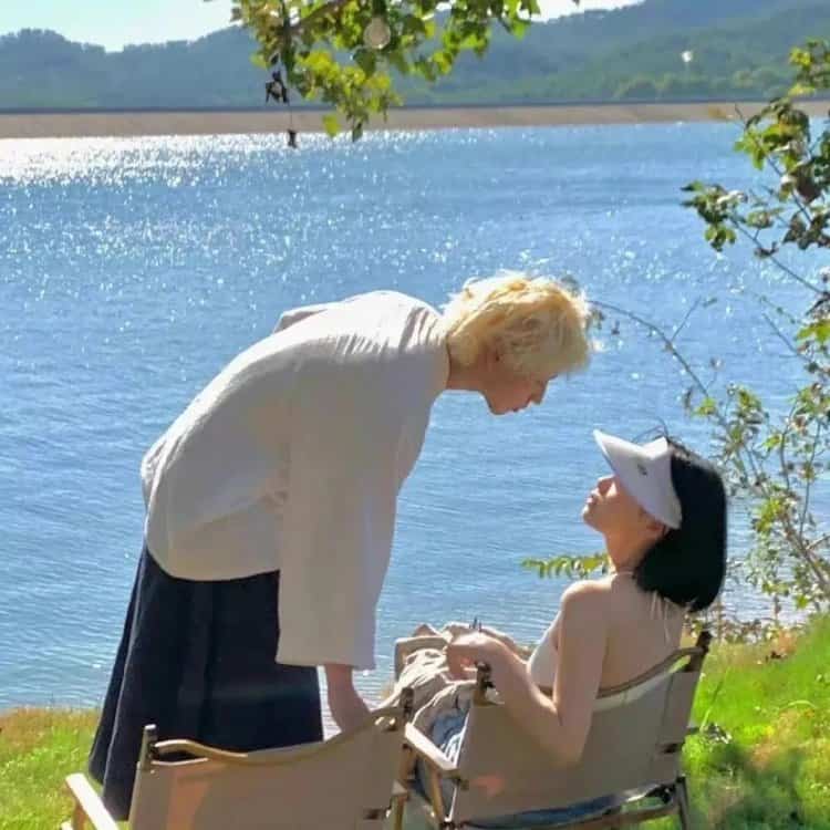 一男一女真人CP情侣头像 超甜纯欲双人情头_26