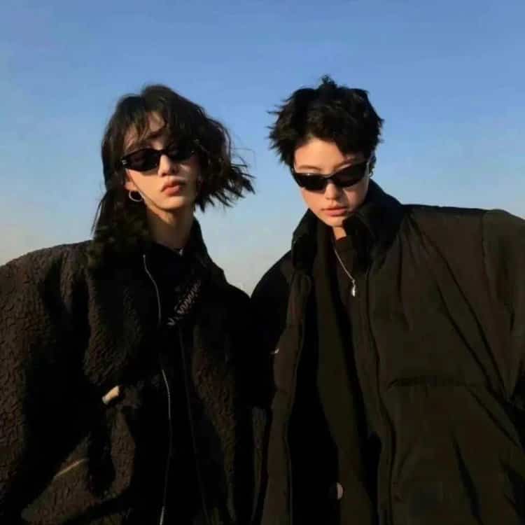 一男一女真人CP情侣头像 超甜纯欲双人情头_24