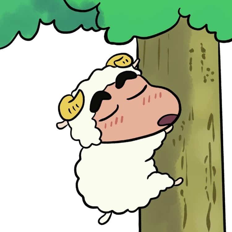 蜡笔小新角色扮演漫画头像 卡通贱萌搞怪高清头像图_2