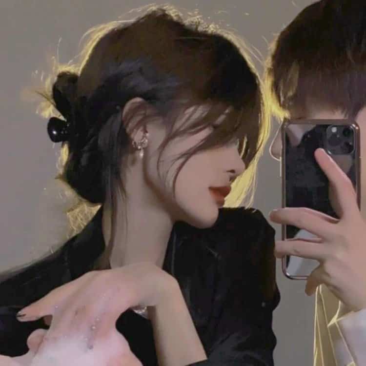 暧昧氛围感真人禁欲系情侣头像 害羞不敢用的双人情头_21