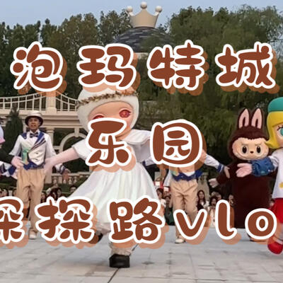 泡泡玛特乐园好玩吗vlog视频带你了解！月薪3万去不起泡泡玛特乐园
