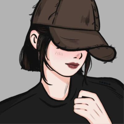 小众个性手绘微信头像 小众又好看比较酷的不露脸女生头像