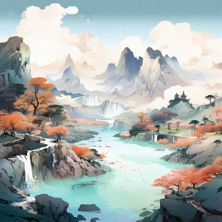 国画风水头像图 旺财旺运旺事业老派微信头像_5