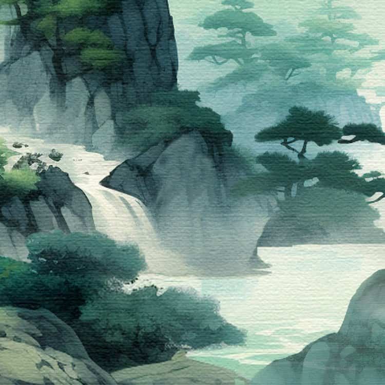国画风水头像图 旺财旺运旺事业老派微信头像_7