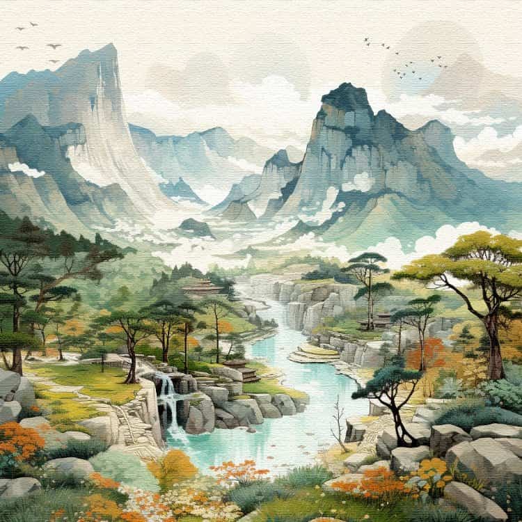 国画风水头像图 旺财旺运旺事业老派微信头像_14