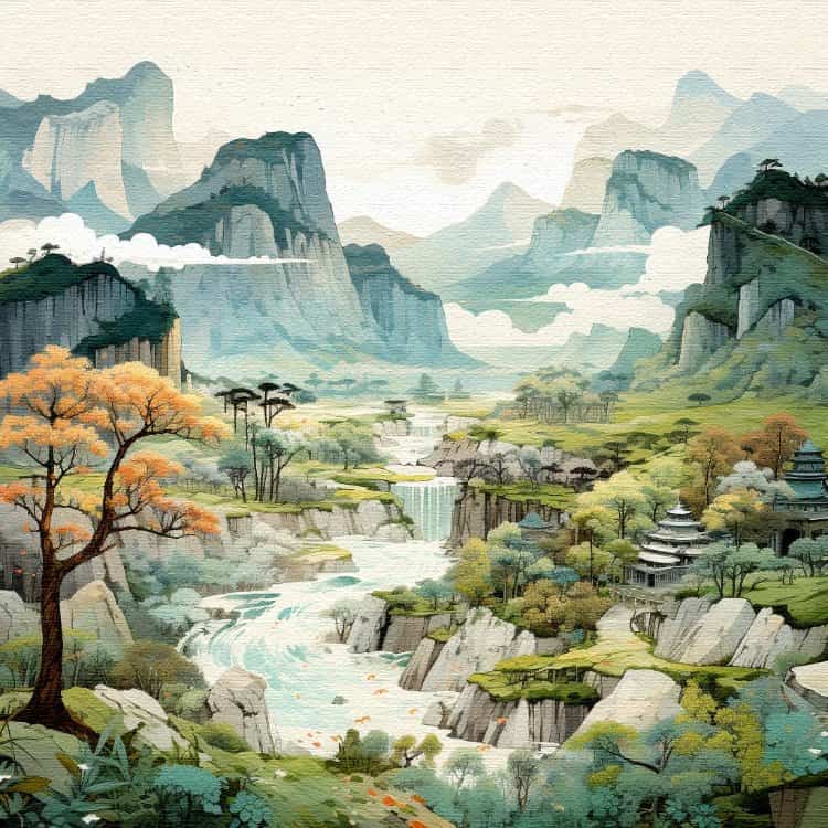 国画风水头像图 旺财旺运旺事业老派微信头像_15