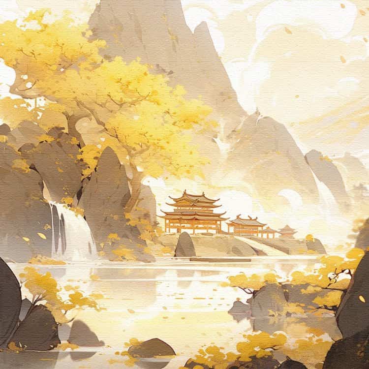 国画风水头像图 旺财旺运旺事业老派微信头像_16