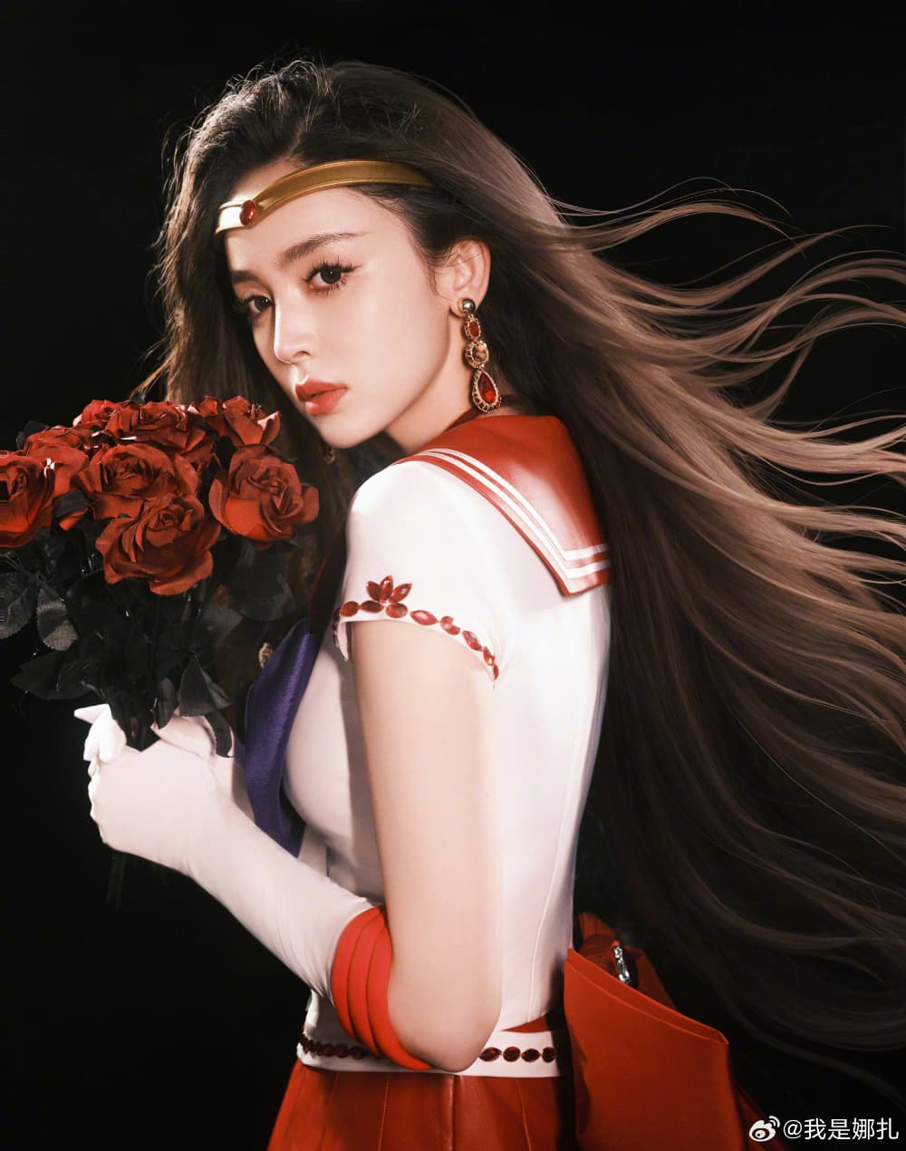 万圣节古力娜扎cos美少女战士图片_11