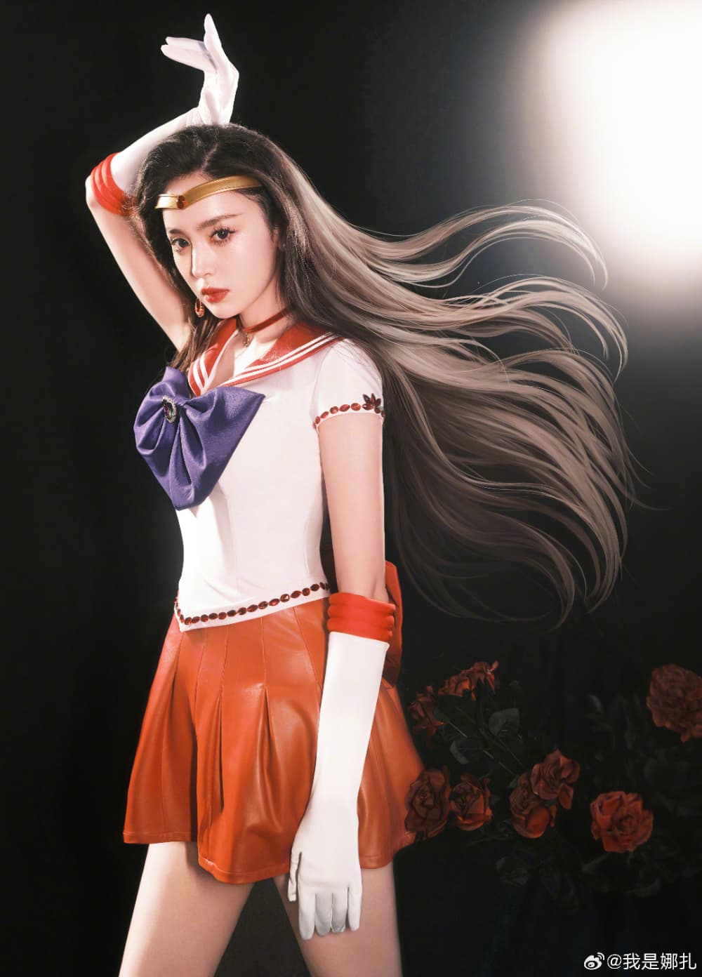 万圣节古力娜扎cos美少女战士图片_9