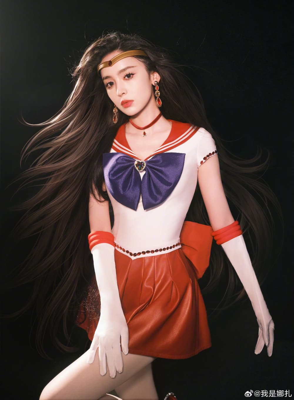 万圣节古力娜扎cos美少女战士图片_8