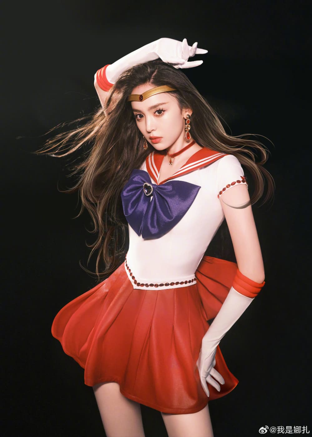 万圣节古力娜扎cos美少女战士图片_6