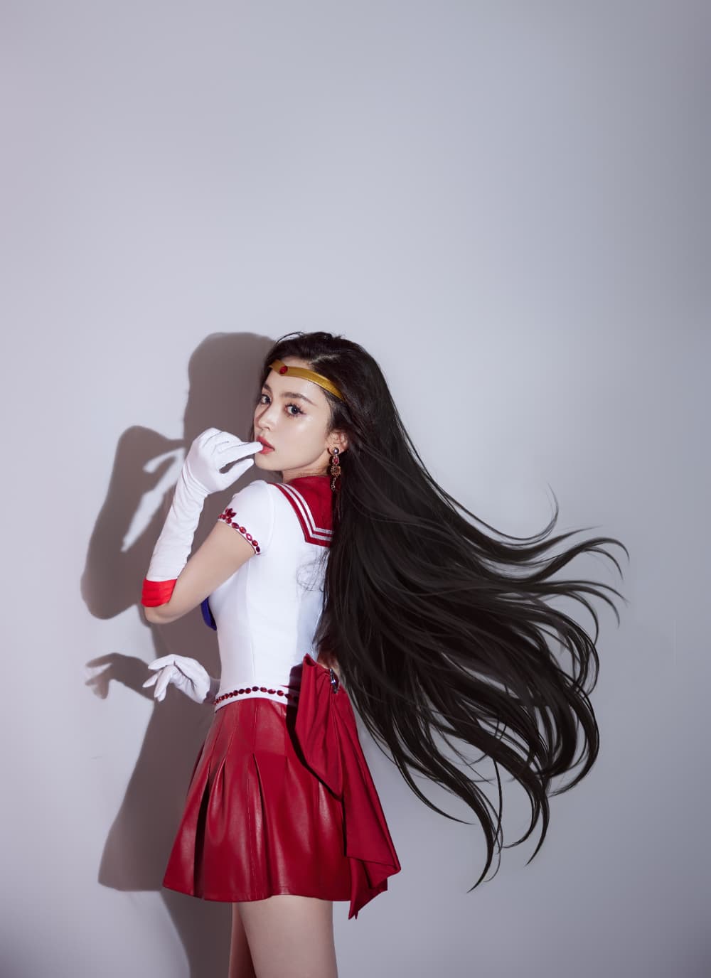 万圣节古力娜扎cos美少女战士图片_2