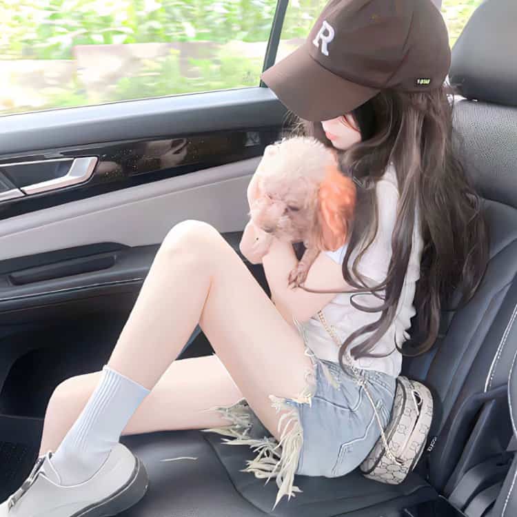 纯欲不露脸真人女生头像 漂亮好看的感性成熟女生挡脸头像_9
