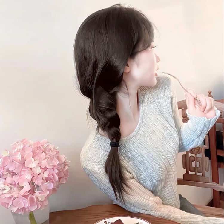 纯欲不露脸真人女生头像 漂亮好看的感性成熟女生挡脸头像_10