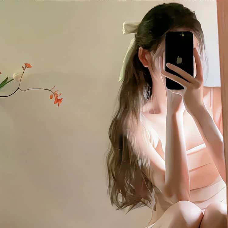纯欲不露脸真人女生头像 漂亮好看的感性成熟女生挡脸头像_13