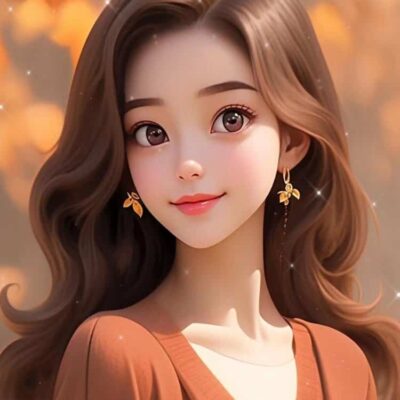 长发温柔秋冬氛围感女生头像 AI优雅气质白领系列动漫头像