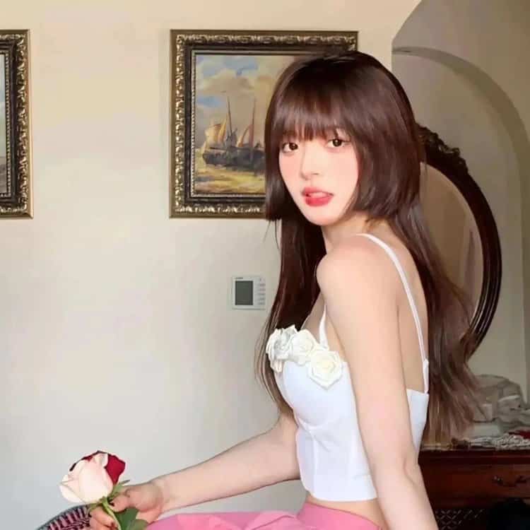 ins慵懒冷淡风好看但不是很明显的氛围感真人情头_5