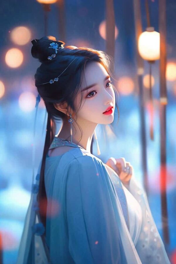 古风淡雅脱俗的女生微信头像 让人一眼惊艳的古装AI女头_2