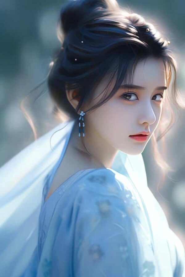 古风淡雅脱俗的女生微信头像 让人一眼惊艳的古装AI女头_4