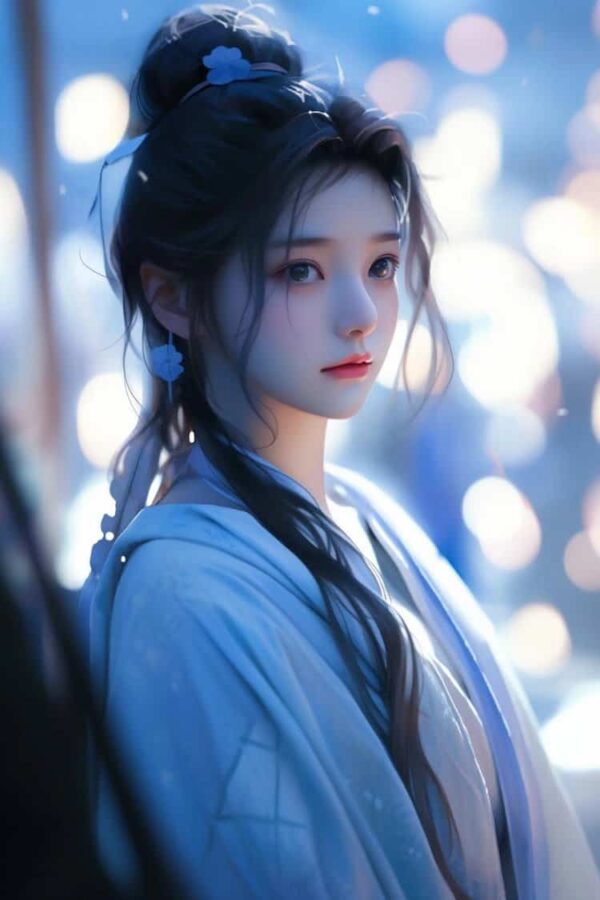 古风淡雅脱俗的女生微信头像 让人一眼惊艳的古装AI女头_6