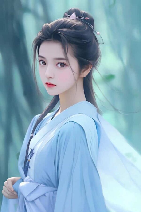 古风淡雅脱俗的女生微信头像 让人一眼惊艳的古装AI女头_9