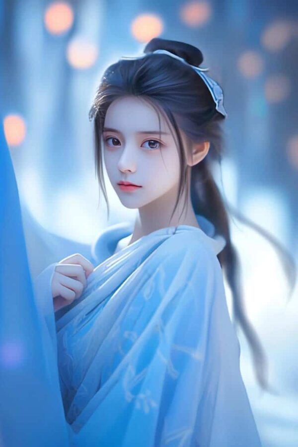 古风淡雅脱俗的女生微信头像 让人一眼惊艳的古装AI女头_10