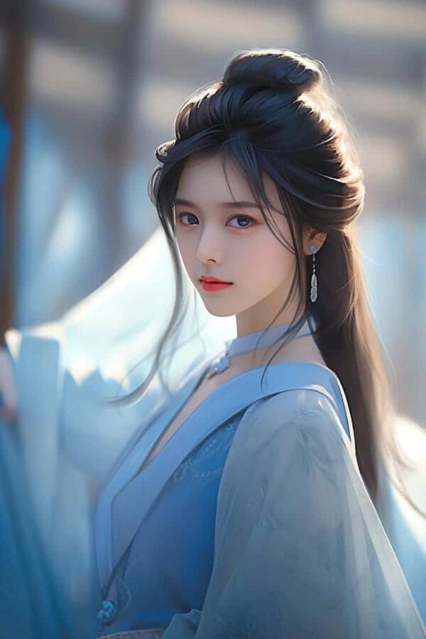 古风淡雅脱俗的女生微信头像 让人一眼惊艳的古装AI女头_12
