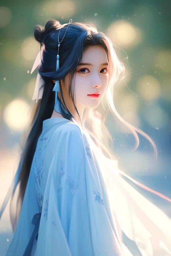 古风淡雅脱俗的女生微信头像 让人一眼惊艳的古装AI女头_14