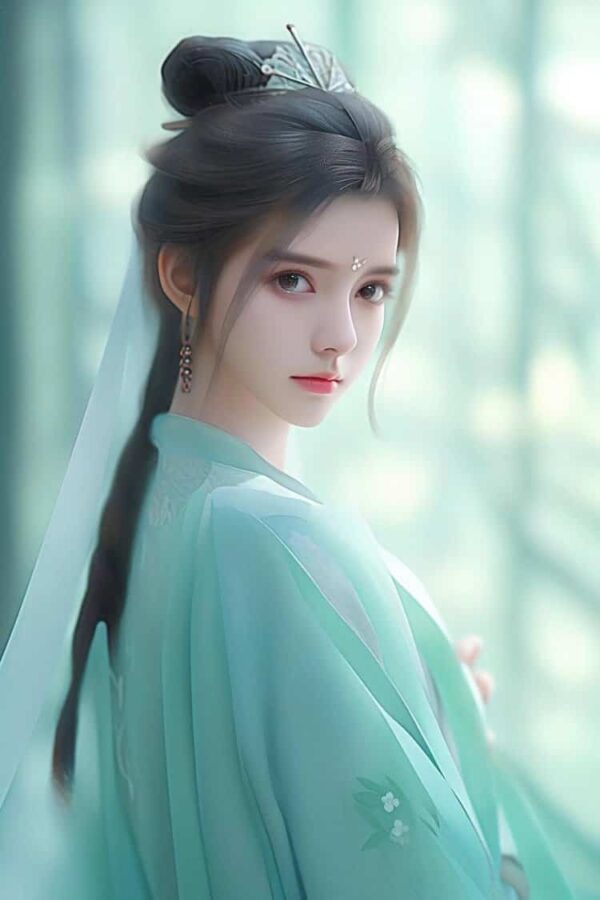 古风淡雅脱俗的女生微信头像 让人一眼惊艳的古装AI女头_15