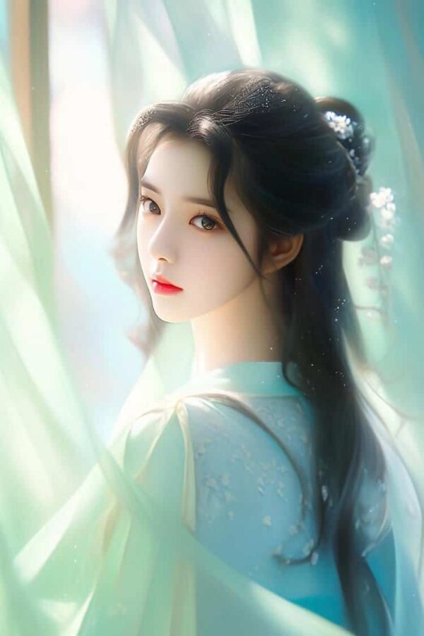 古风淡雅脱俗的女生微信头像 让人一眼惊艳的古装AI女头_16