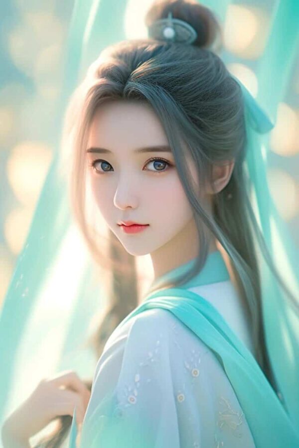 古风淡雅脱俗的女生微信头像 让人一眼惊艳的古装AI女头_17
