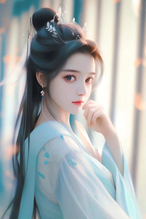 古风淡雅脱俗的女生微信头像 让人一眼惊艳的古装AI女头_20