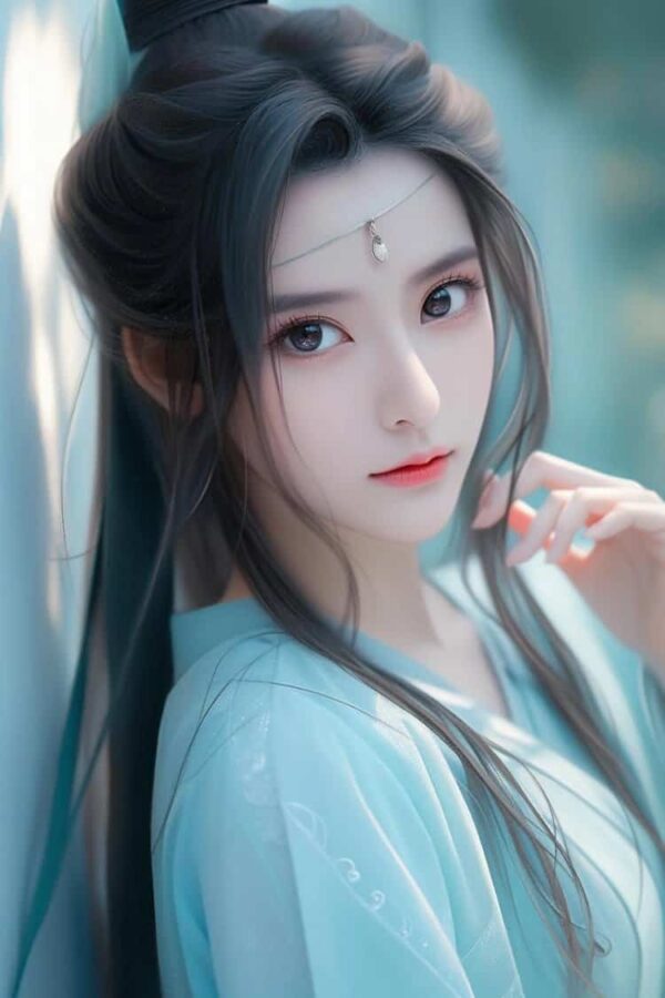 古风淡雅脱俗的女生微信头像 让人一眼惊艳的古装AI女头_22