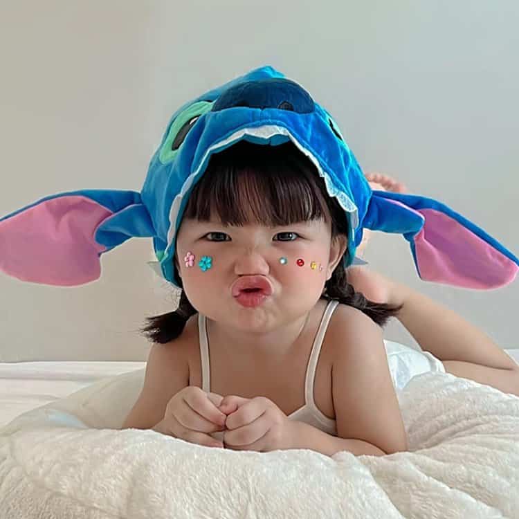 高质量可爱呆萌小孩真人微信头像 2023可爱萌娃头像_9