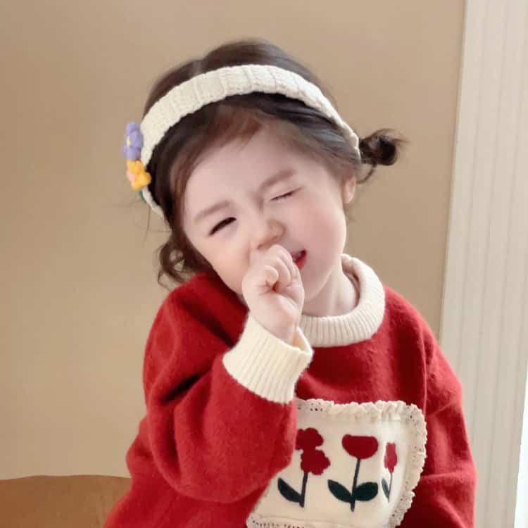 高质量可爱呆萌小孩真人微信头像 2023可爱萌娃头像_15