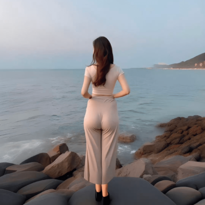 女生塌屁股图片真实高清，塌屁股女生错误穿搭