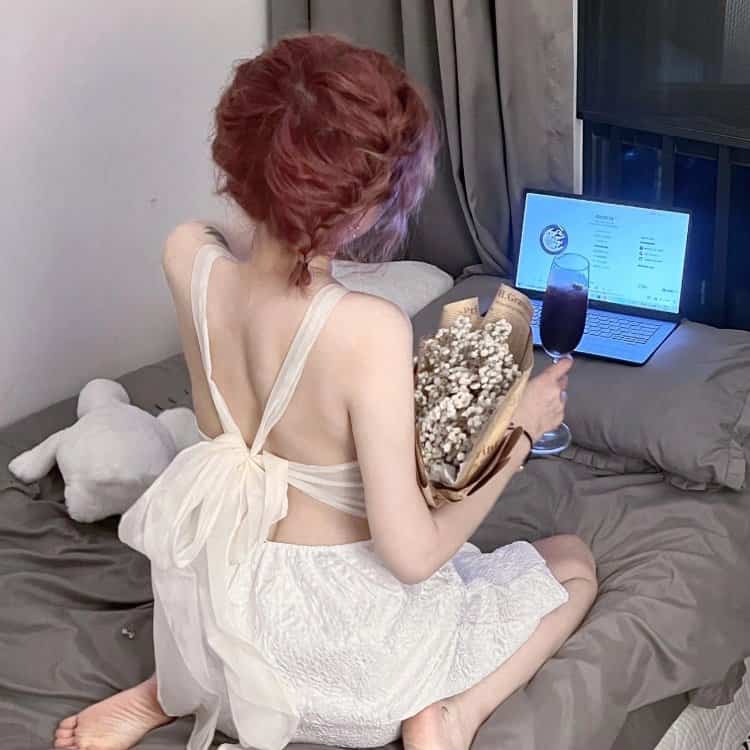 高级质感气质唯美真人女生背影头像 让人一看就想加的头像_3