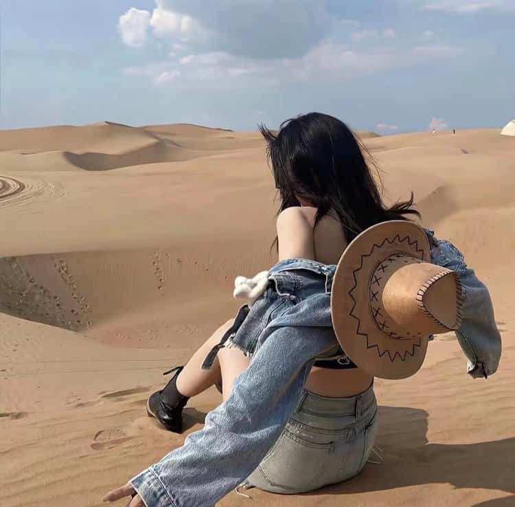 高级质感气质唯美真人女生背影头像 让人一看就想加的头像_8
