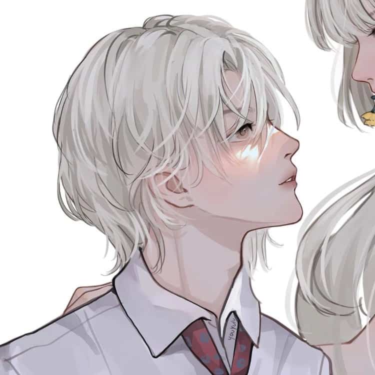 看了会脸红禁欲系动漫男女情侣头像 又欲又撩的漫画情头_20