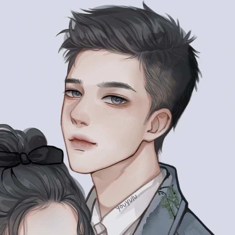 看了会脸红禁欲系动漫男女情侣头像 又欲又撩的漫画情头_16