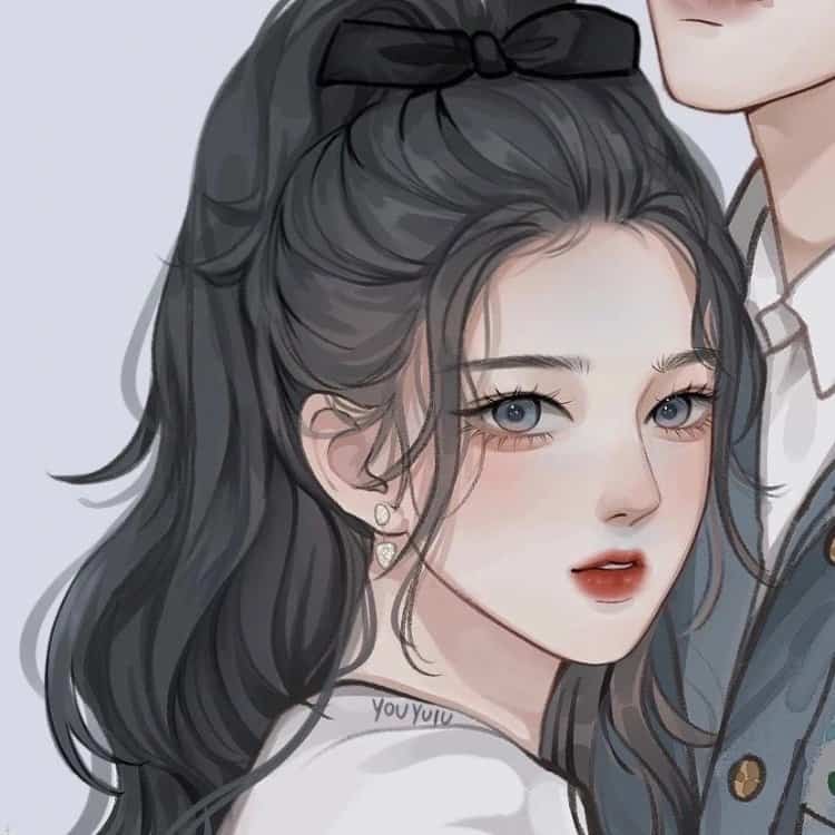 看了会脸红禁欲系动漫男女情侣头像 又欲又撩的漫画情头_15
